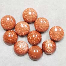 12MM ROUND CABOCHON GOLD STONE(10PCS/BAG)